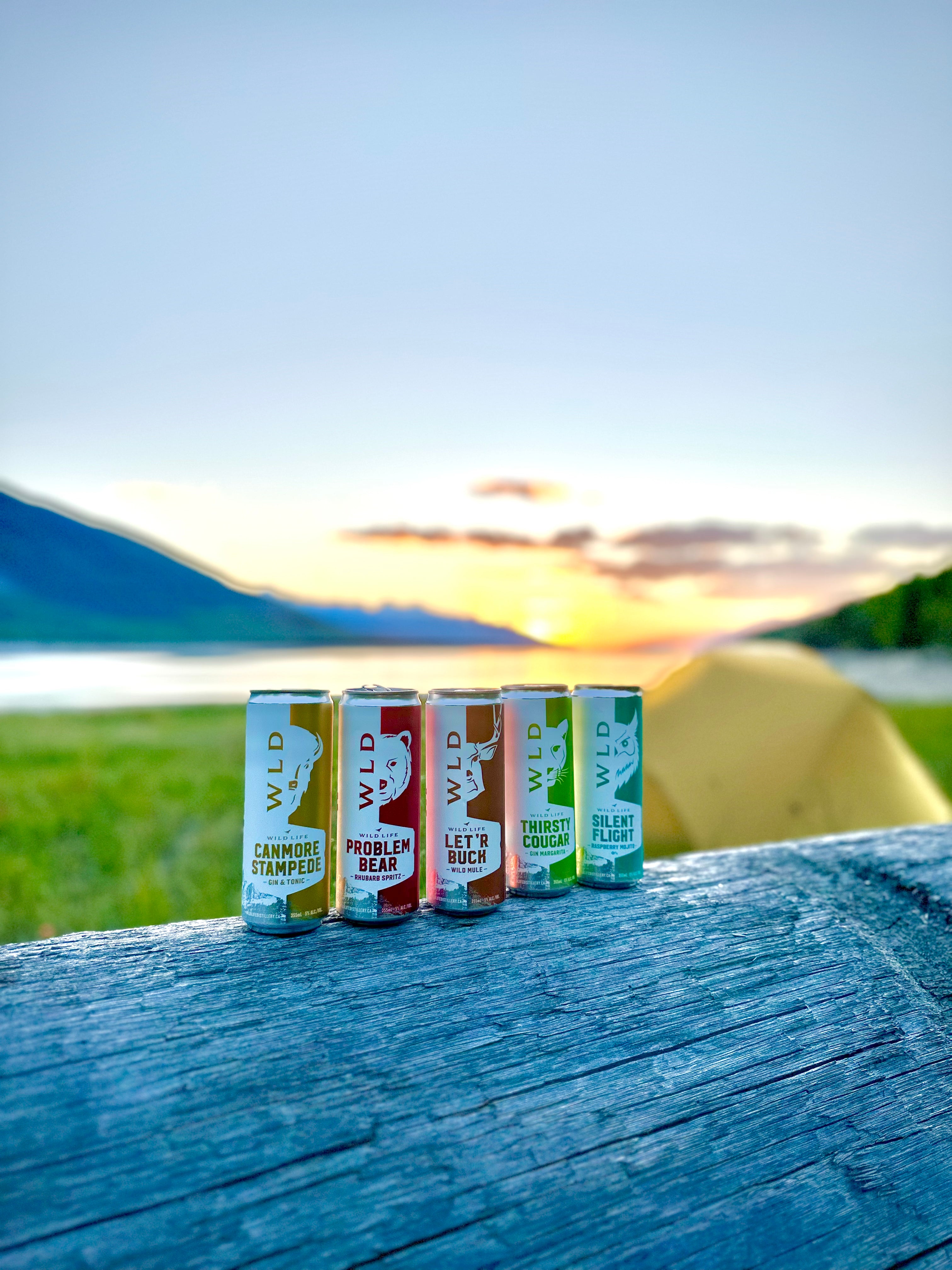 Wild Life Distillery Canned Cocktails, Canmore