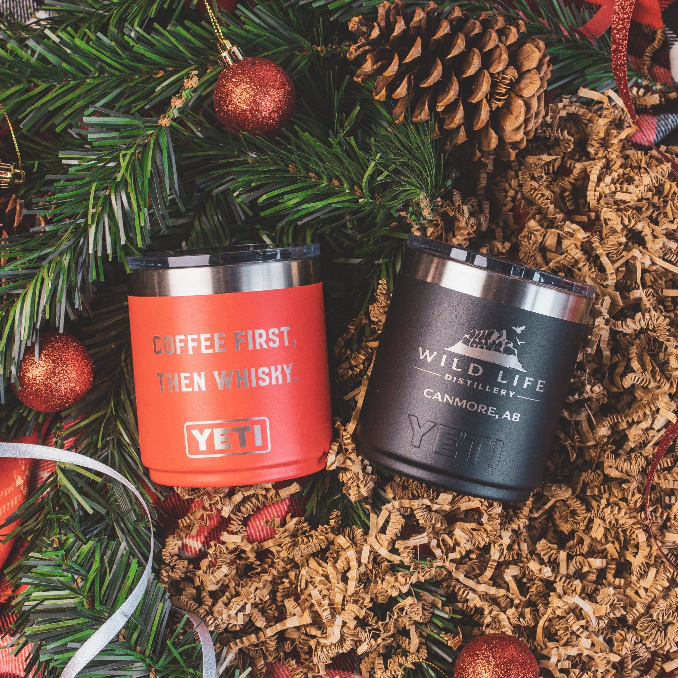 WLD Yeti Rambler Lowball Wild Life Distillery Gift Christmas