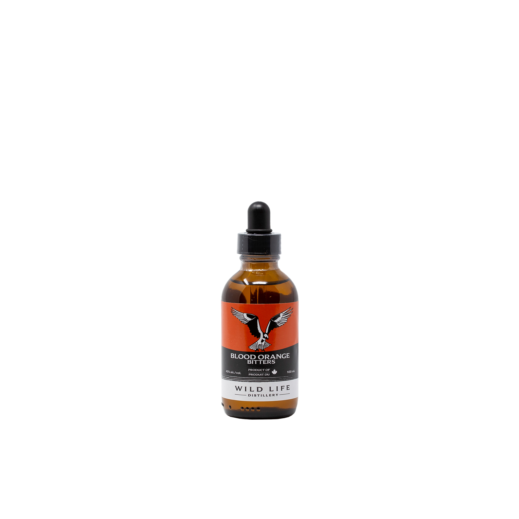 Wild Life Distillery Blood Orange Bitters Individual Dropper Bottle