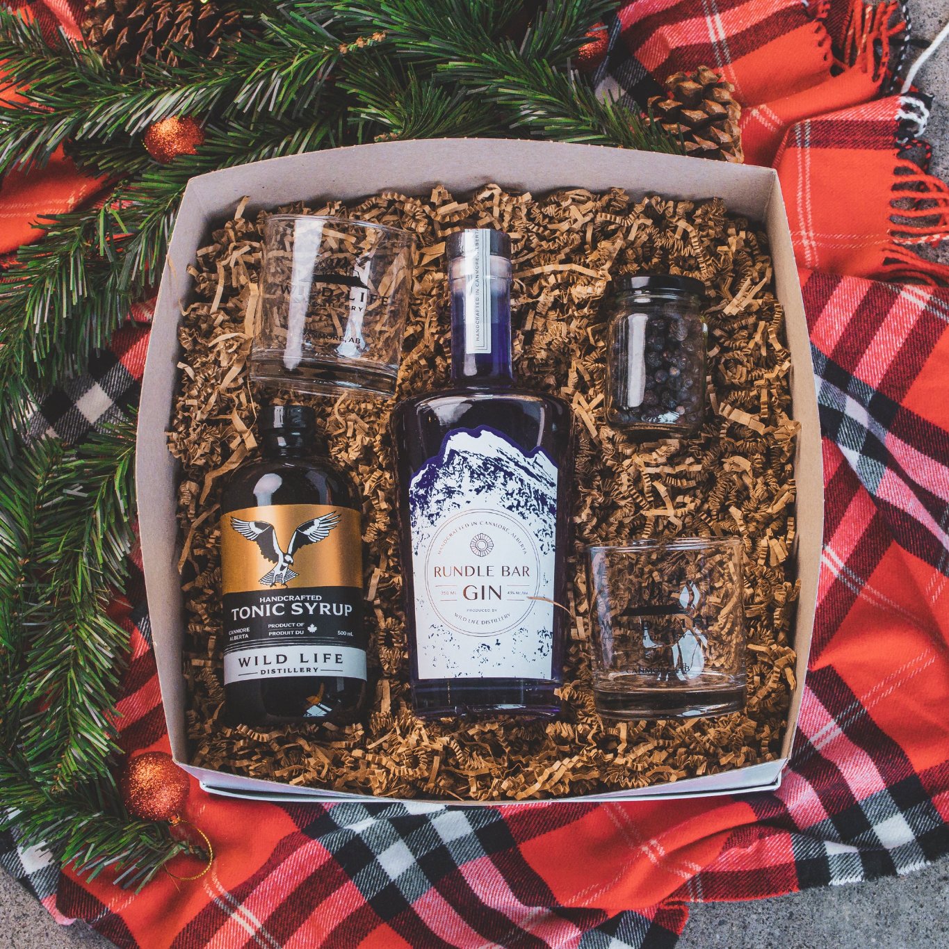 Rundle Bar Gin Gift Box Wild Life Distillery Christmas